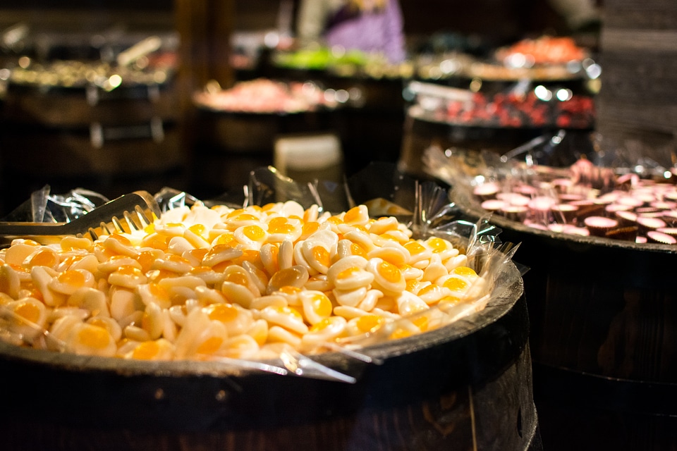 Store with sweet candies