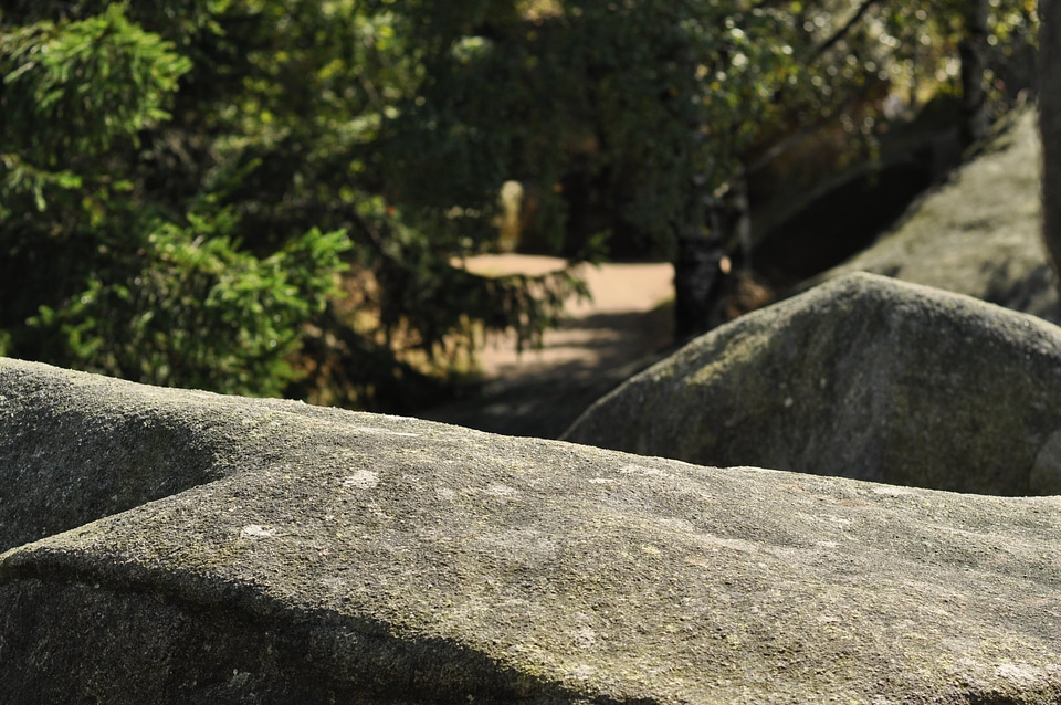 Stones in the harz mountains