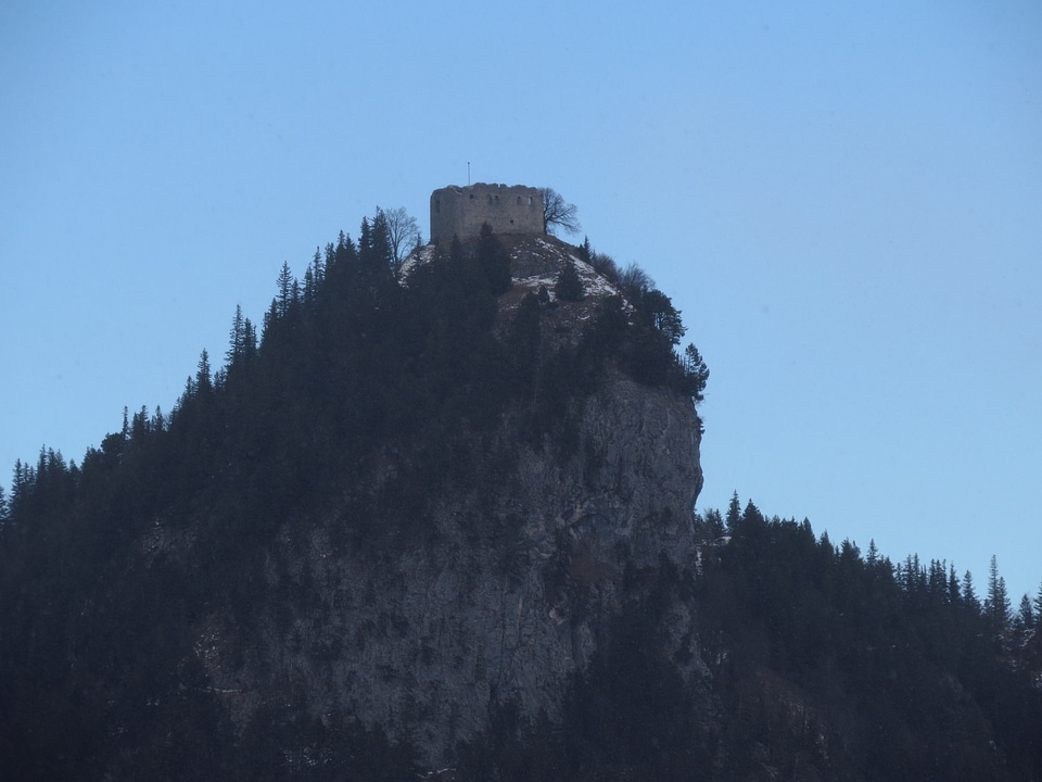 Ruin building castle ruin