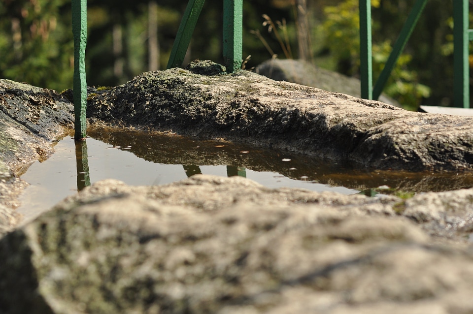 Puddle in the rocks