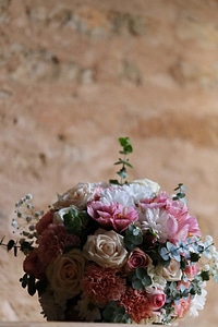 Arrangement flower wedding photo