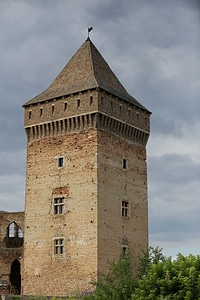 Castle tower architectural style photo
