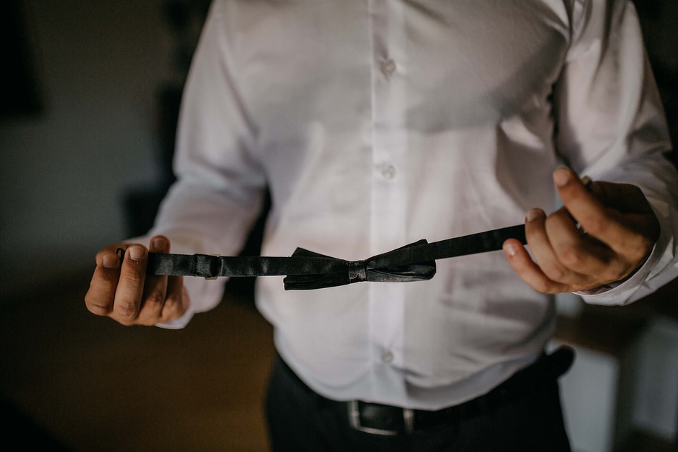 Bowtie black holding