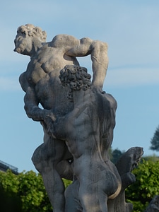 Figures naked mirabell gardens photo
