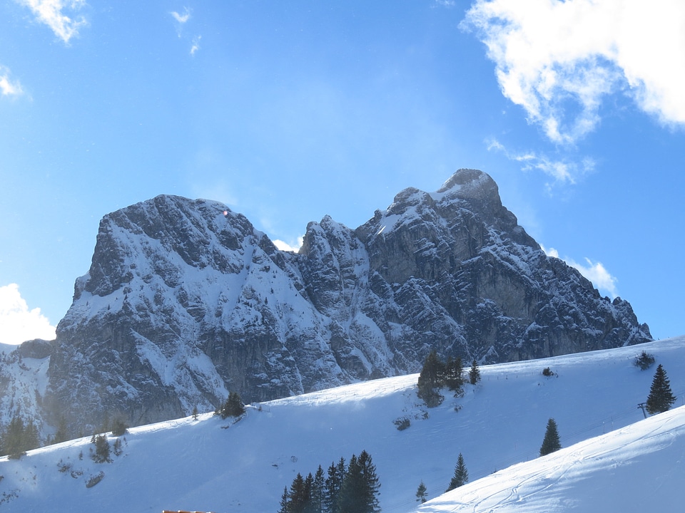 North wall aggenstein north face winter