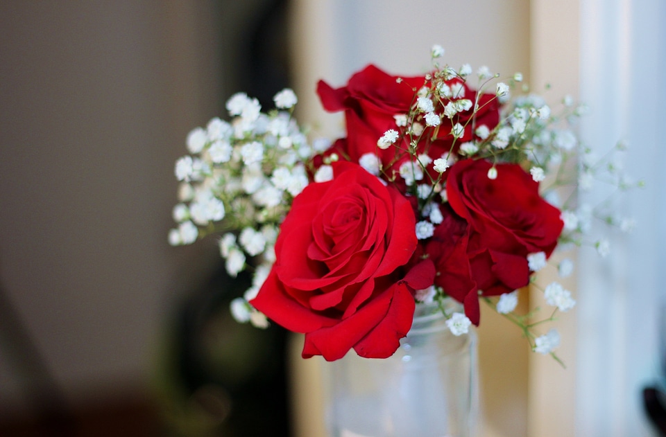 Flowers wedding red