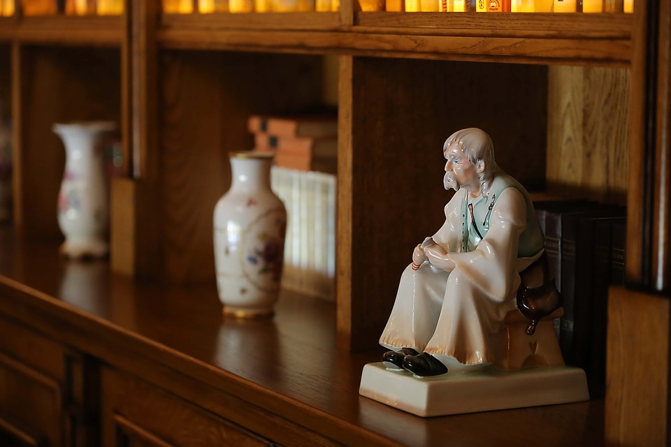 Ceramic figurine fine arts