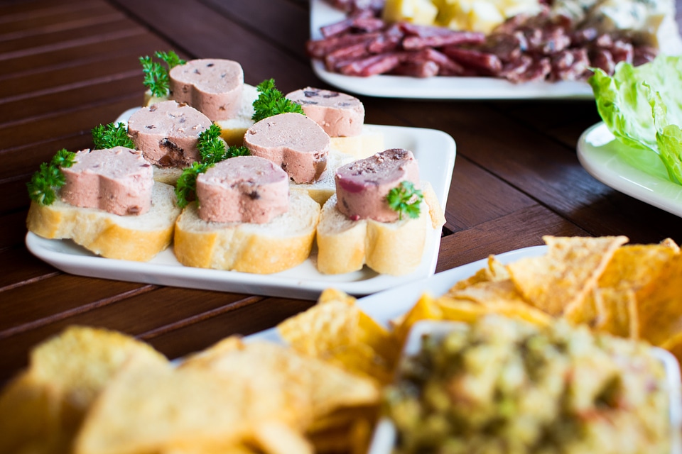 Summer party small bites