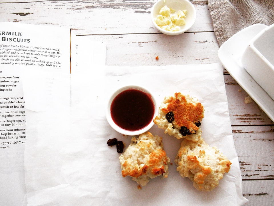 Baking Tea Biscuits on Sunday