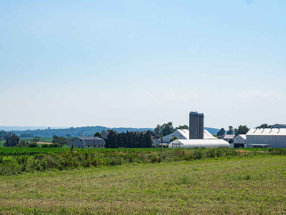 Farmland and Silos