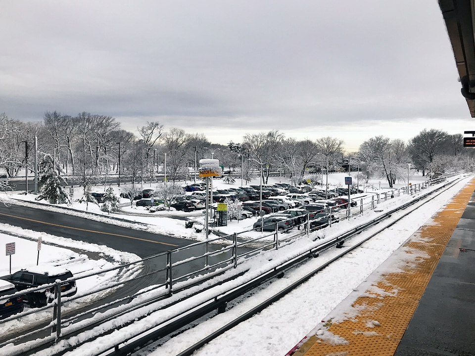 Train Station in Snow