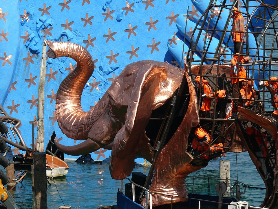 Lake constance open air theater elephant