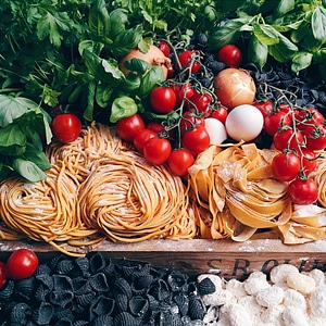 Italian Pasta Fresh Ingredients