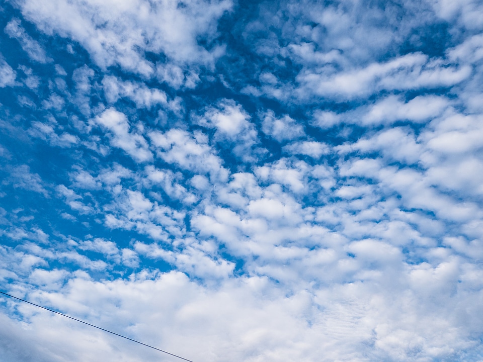 Blue Sky and Clouds