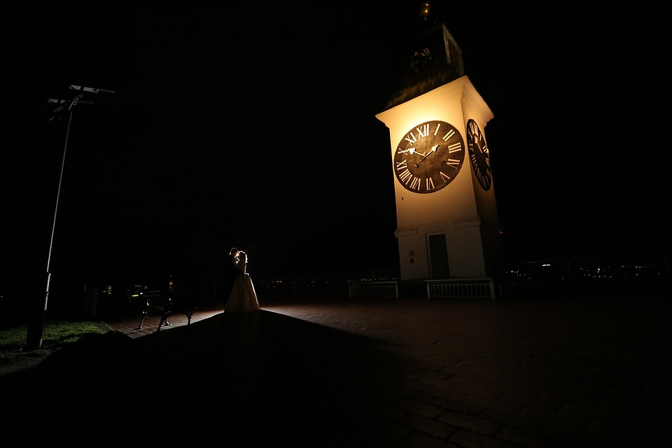 Romantic night couple