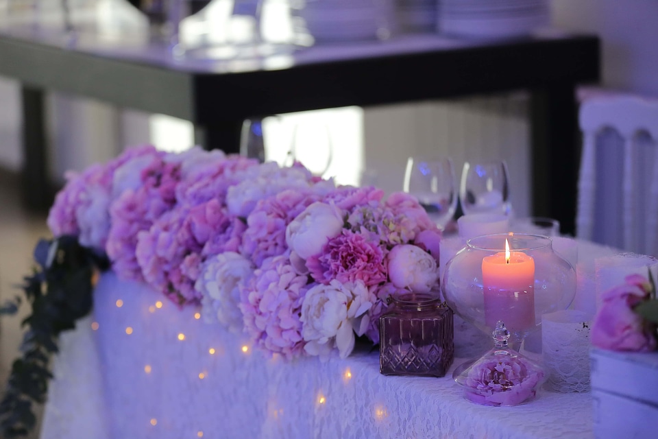 Reception candle candles