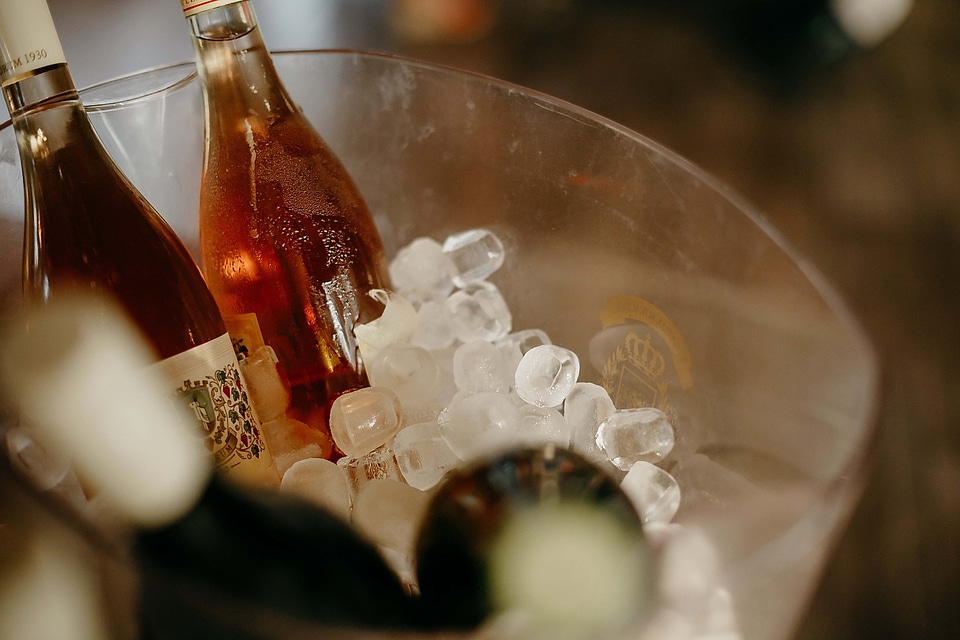 Red Wine ice crystal ice