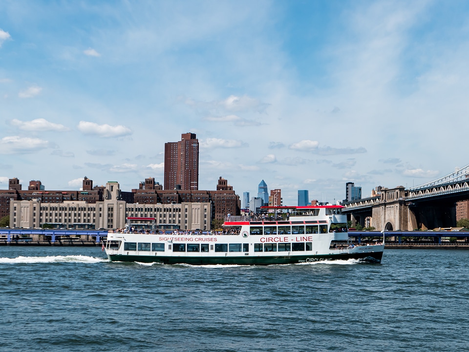 City Buildings and Ocean photo