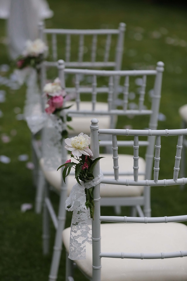 Wedding Venue chairs patio