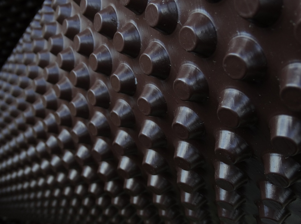 Plastic mat 3d structure