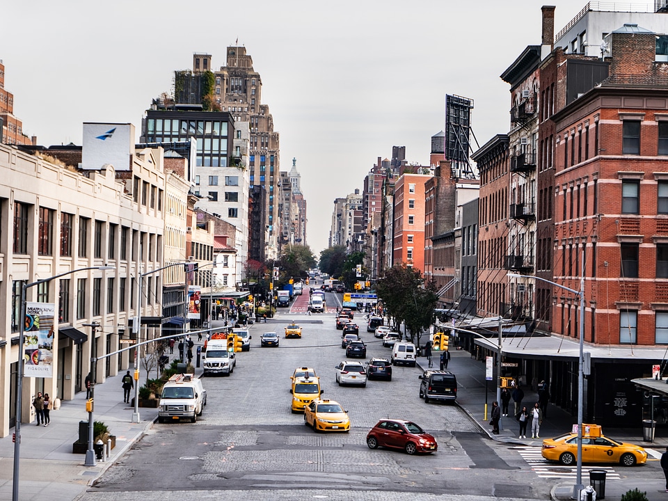 City Street with Cars photo