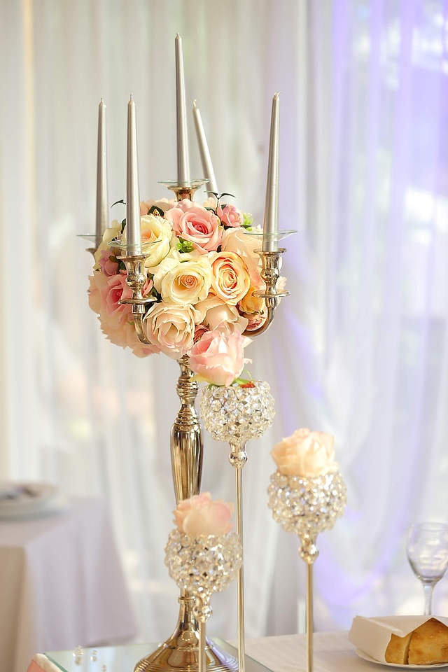 Candlestick baroque elegant