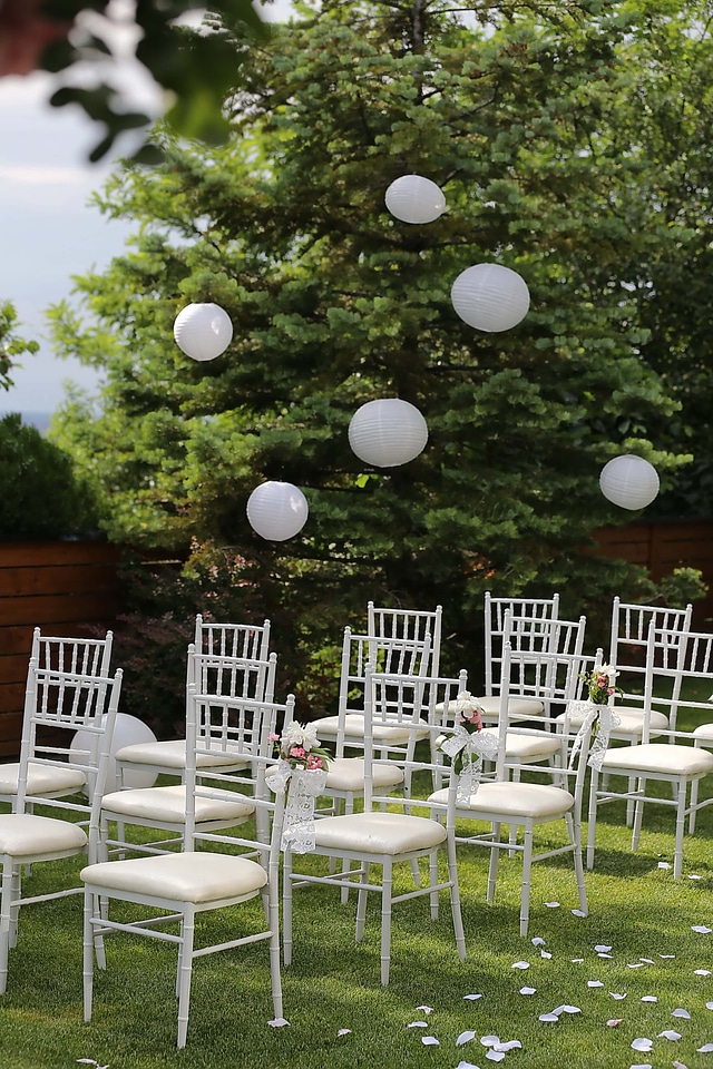 Wedding Venue chairs elegant