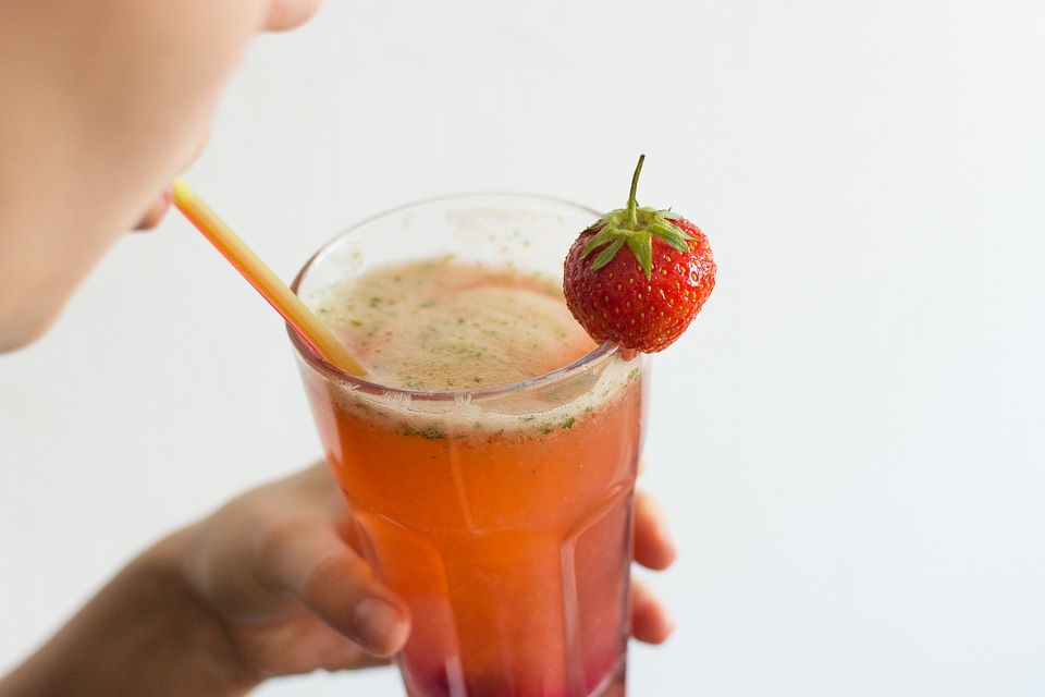 Homemade Mint Strawberry Lemonade