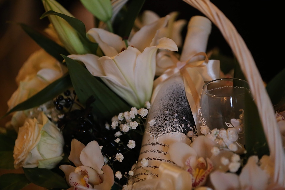 Red Wine bouquet crystal