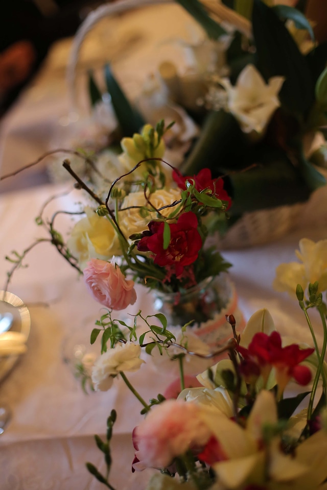 Vase flowers jar photo