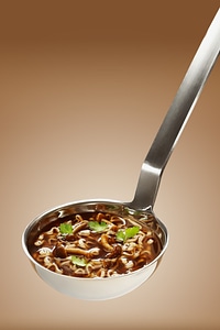 Mushroom Soup with Noodles photo