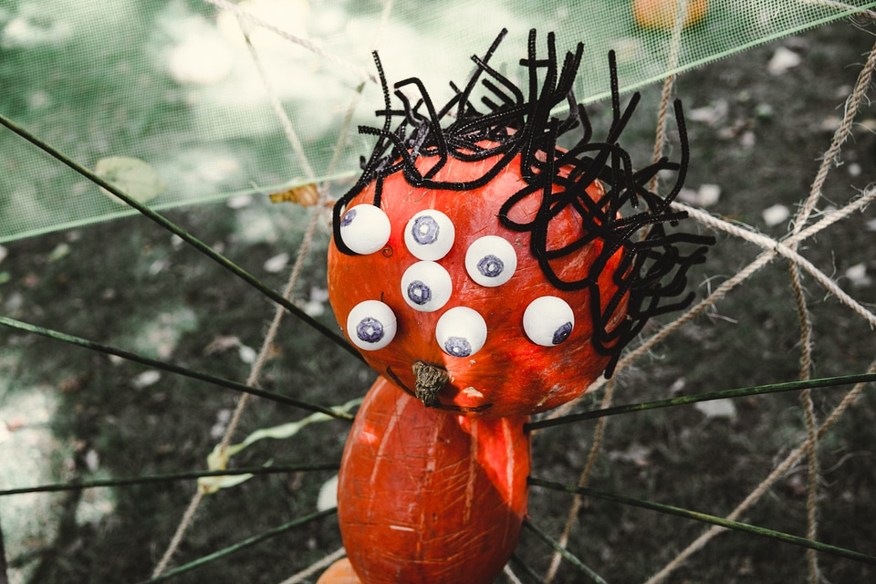 Pumpkin Monster with Many Eyes