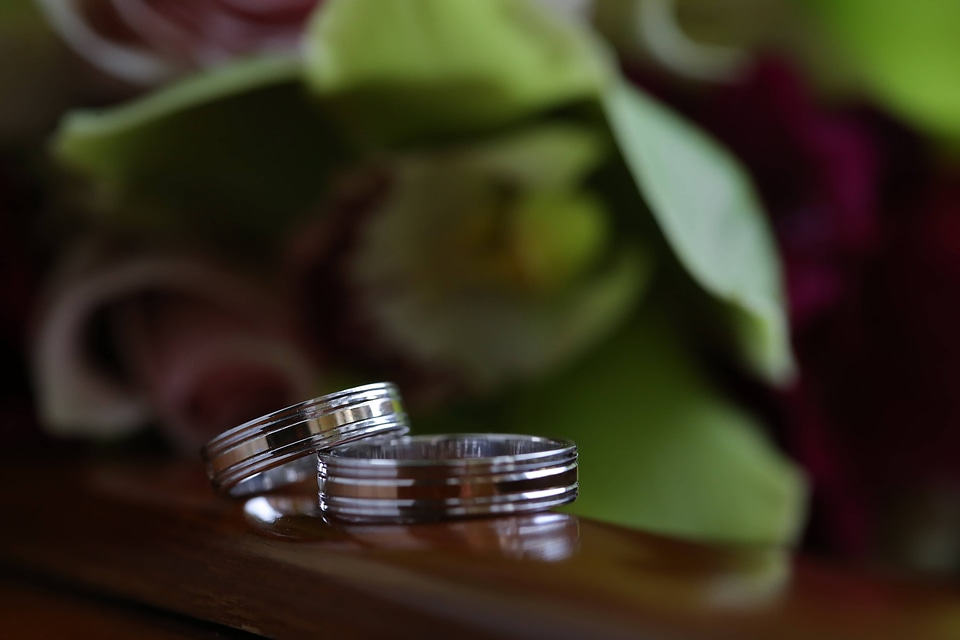 Golden Glow close-up rings