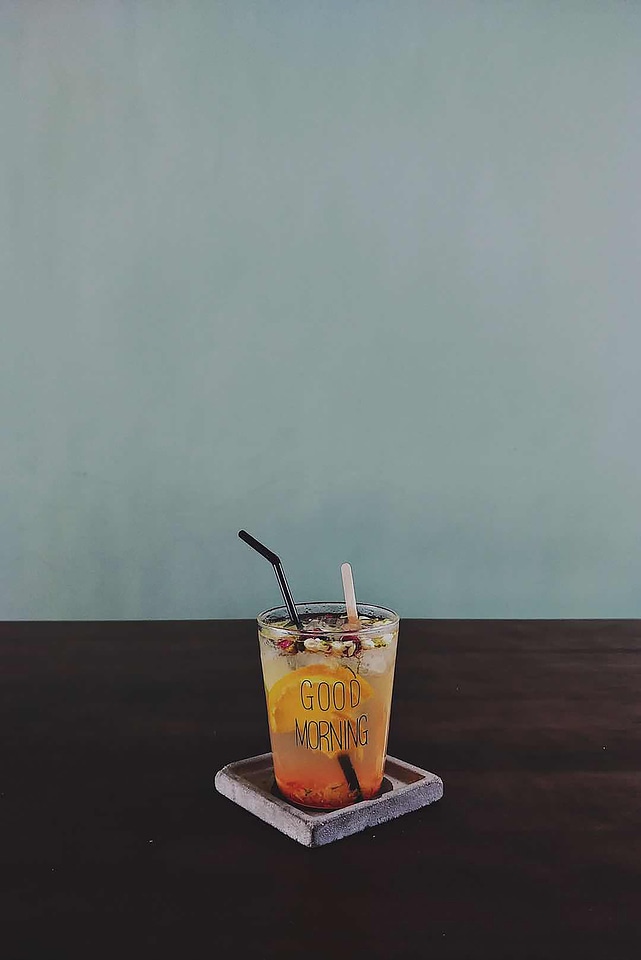 Summer good morning drink