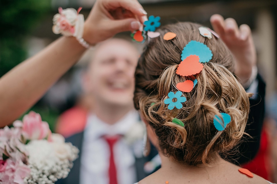 Hairstyle colorful hair