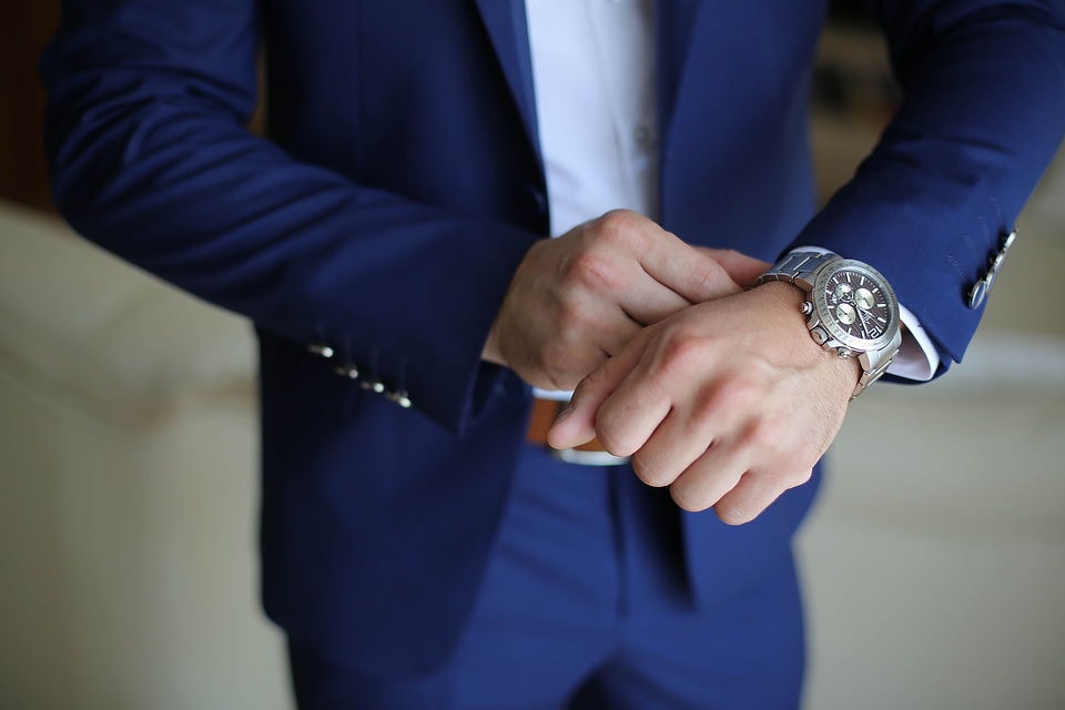 Gentleman wristwatch luxury photo