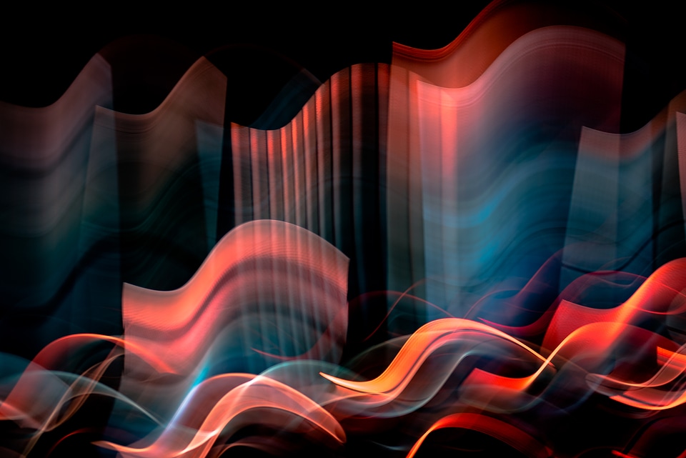 Amazing Abstract Light Streaks photo