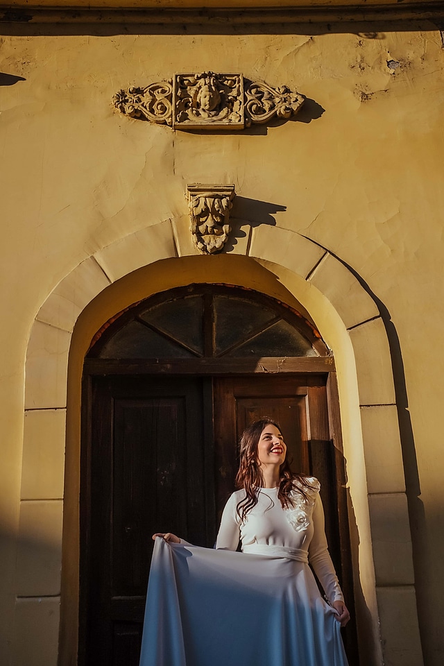 Front Door smiling exhilaration