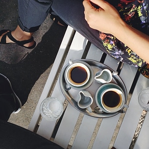 Sunny morning brew photo