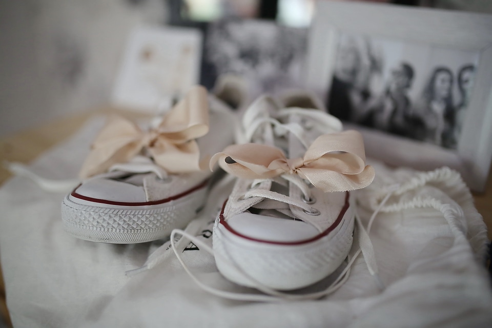 Miniature sneakers elegant