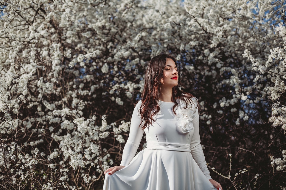 White dress beautiful