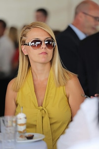 Blonde gorgeous businesswoman photo