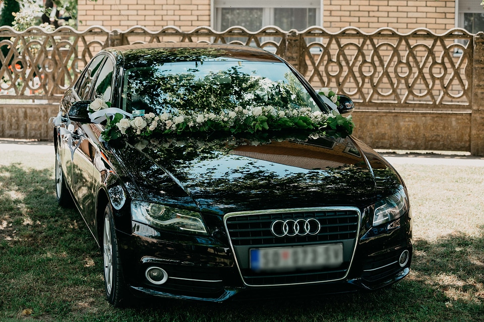 Audi black wedding