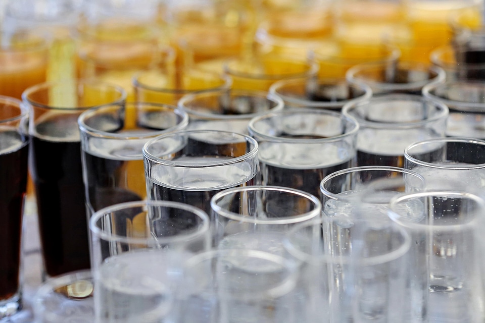 Fresh Water drinking glass