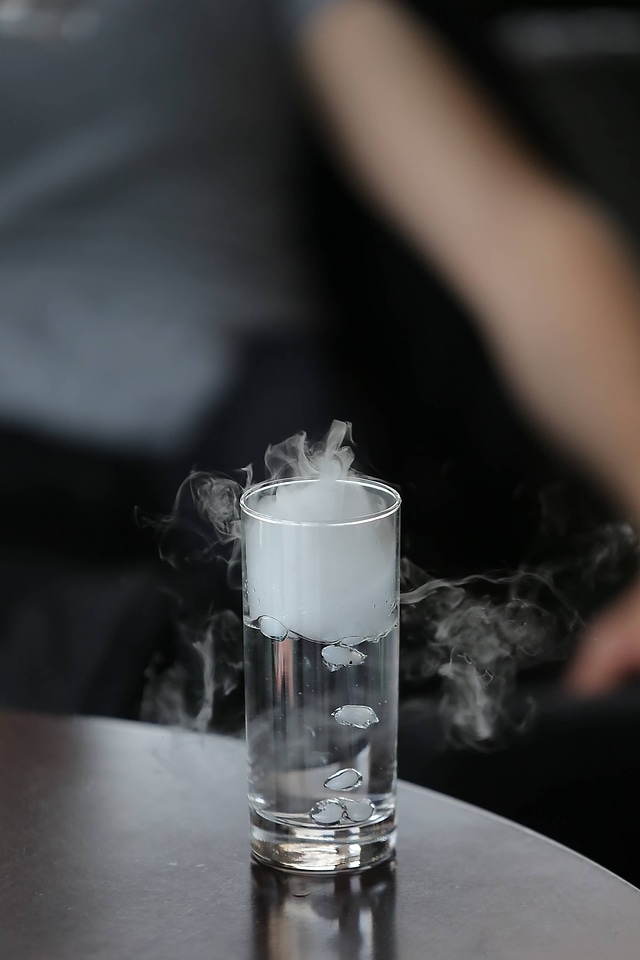 Drinking Water ice water smoke
