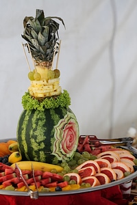 Watermelon carvings fresh