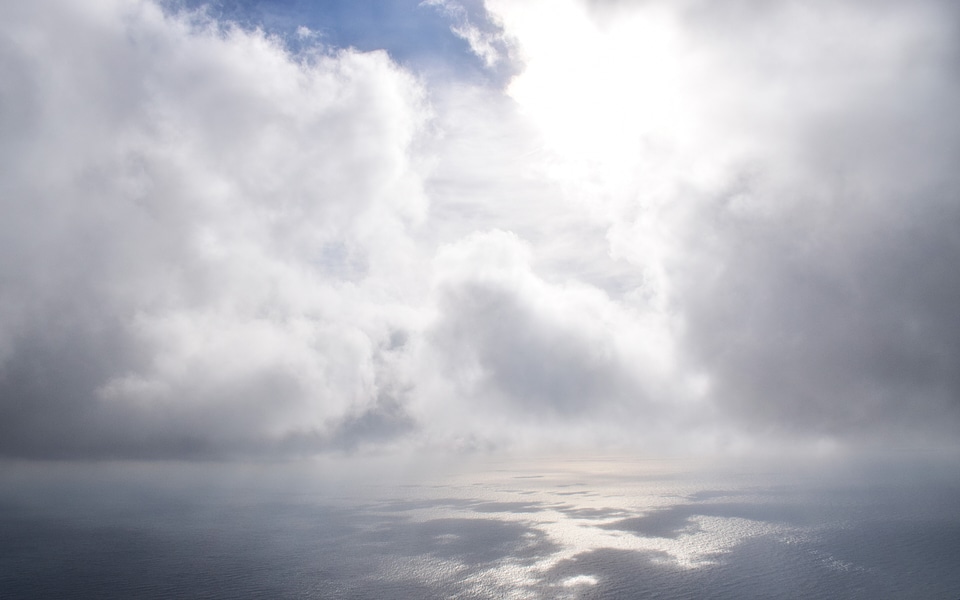 Sea Hidden under the Clouds