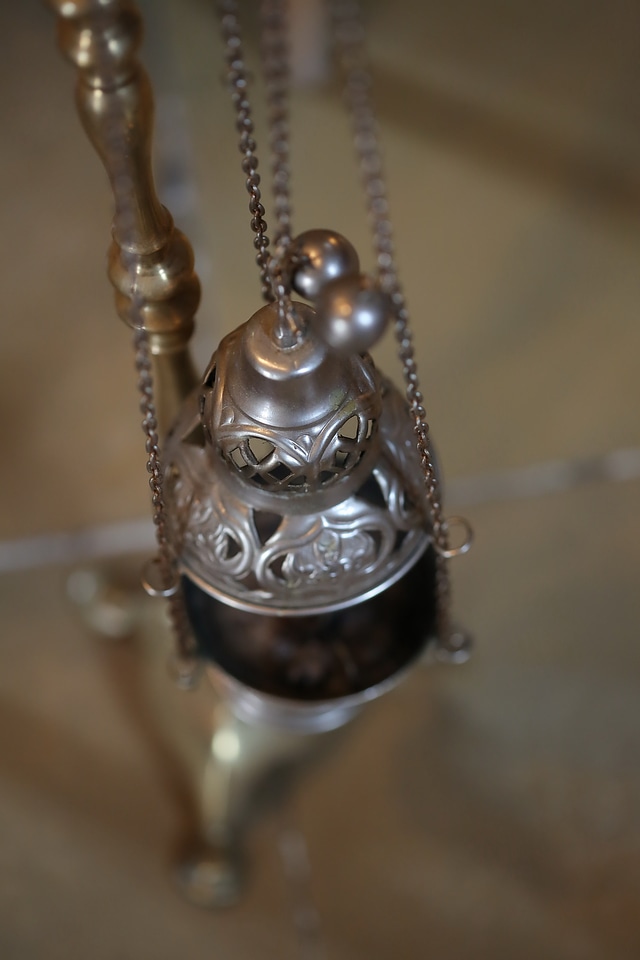 Silver religious object
