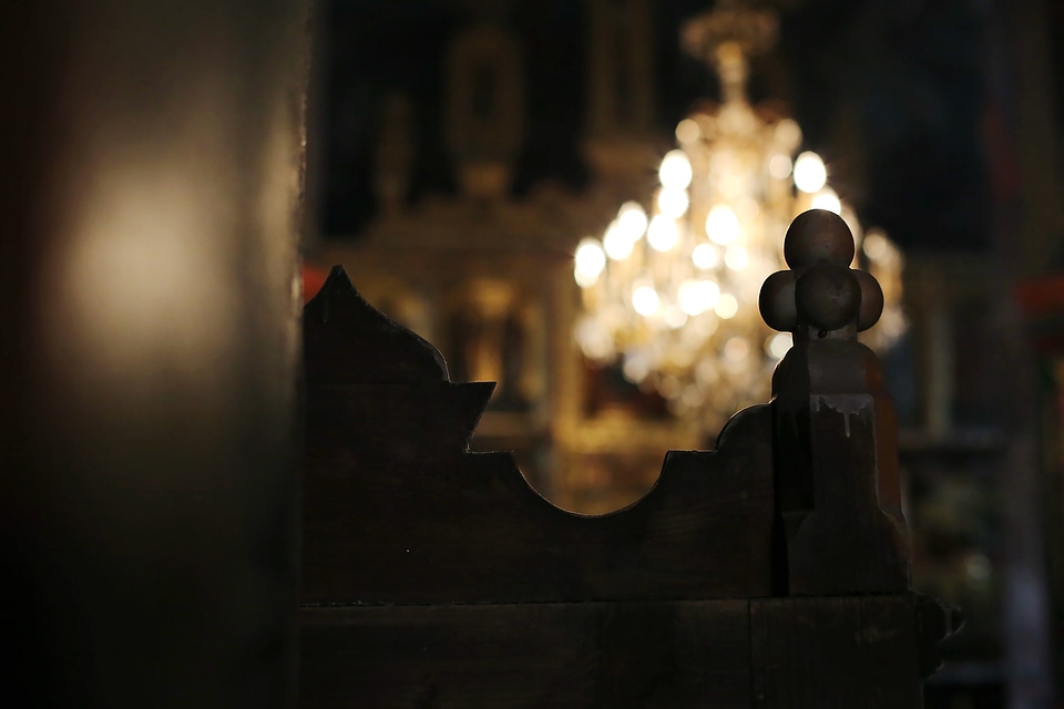 Church interior wooden