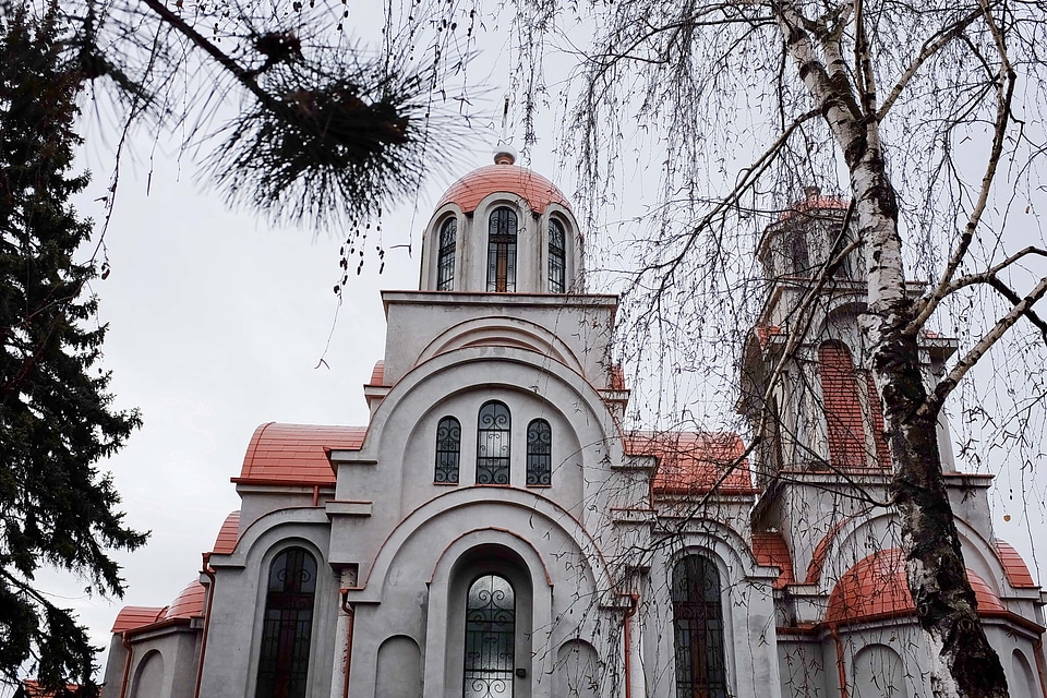 Modern architectural style monastery